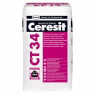 Ceresit CT 34 - Белая цементная шпатлевка для внутренних и наружных работ, 25 кг