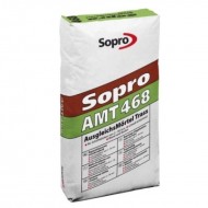 Sopro ATM 468 - Шпатлевка с трассом влагостойкая для стен и полов, быстро вяжущая от 2 до 30мм, 25кг, Польша
