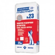 Тайфун Мастер № 23К-1,2,3 — Штукатурка фактура «Корник 1; 1.5; 2.5мм», белая, в ассортименте, 25 кг, Беларусь