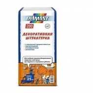 Diamant 200 (Диамант 200) - Минеральная штукатурка, фактура "шуба", под окраску или белая,25 кг, Беларусь