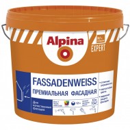 Alpina Expert Fassadenweiss B.3 - Премиальная фасадная краска, прозрачная, 9.4 л