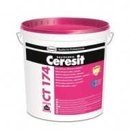 Ceresit CT 174 Декоративная силикатно-силиконовая штукатурка, фактура «Камешки 1.5; 2 мм», 25 кг, Беларусь