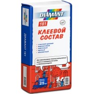 Diamant 181 (Диамант 181) - Клей для приклеивания утеплителя, летний и зимний 25кг, Беларусь