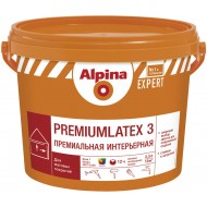 Alpina Expert Premiumlatex 3 B.1 - Премиальная глубокоматовая интерьерная краска, белая, 10л, Беларусь
